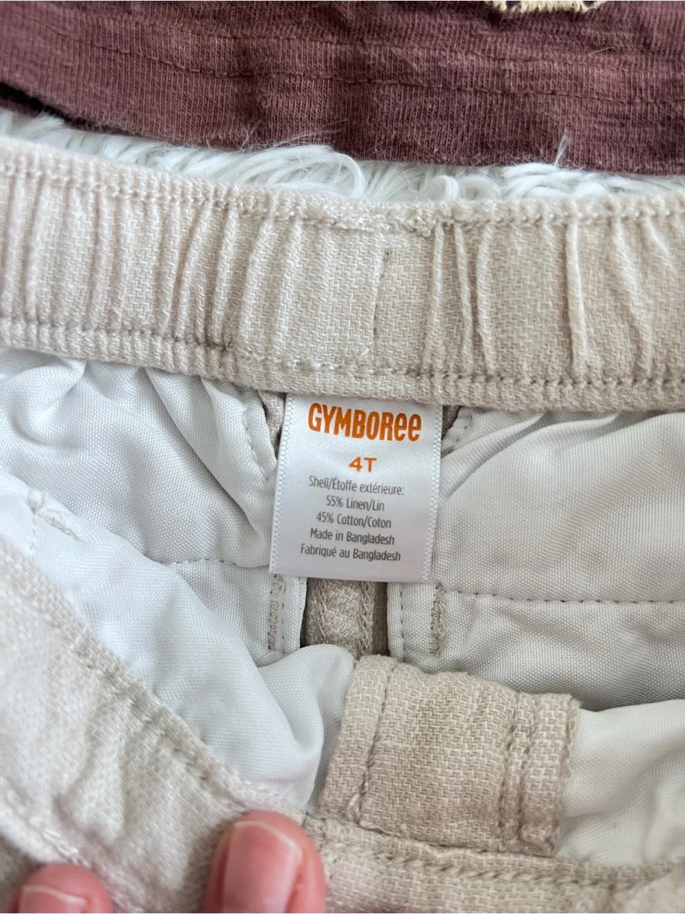 Gymboree Beige Knit-Style Kids Bottoms
